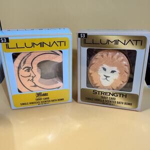 Bath Bombs / Tarot cards/ moon and lion / NIB